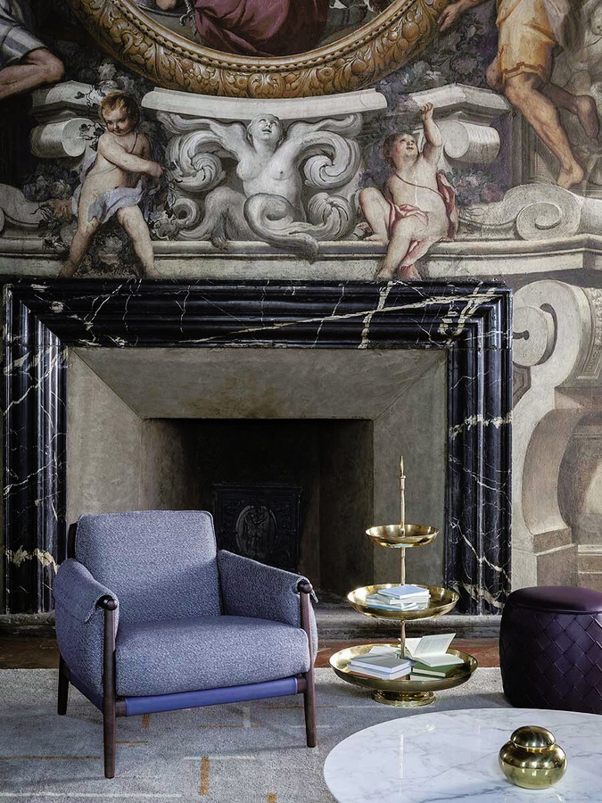 Times Lounge Armchair and Ottoman, view 7