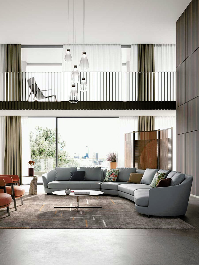Duo Curved Sofa, view 9