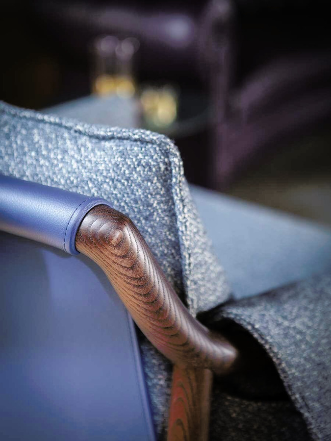 Times Lounge Armchair and Ottoman, view 10