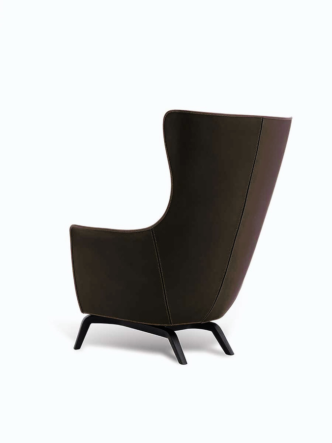 Mamy Blue Armchair and Ottoman, view 13