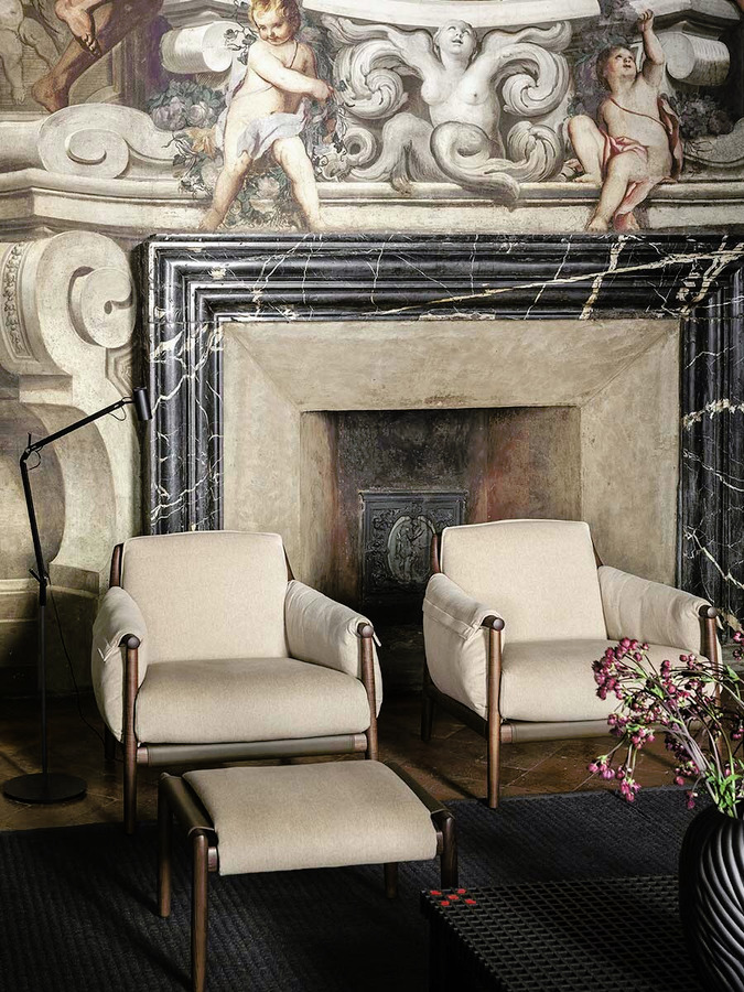 Times Lounge Armchair and Ottoman, view 14