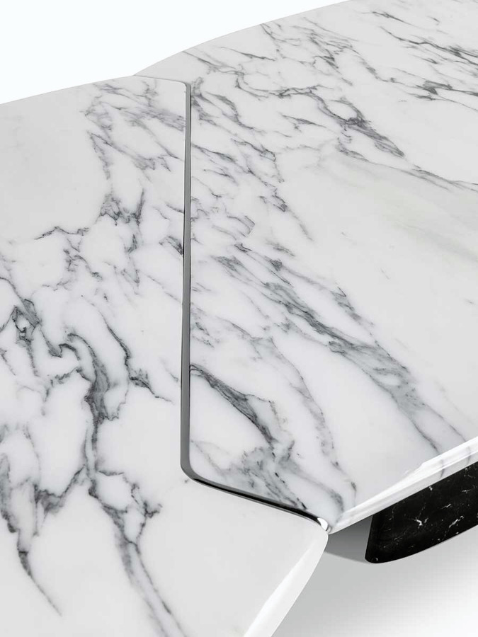 Infinitamente Marble Dining Table, view 11