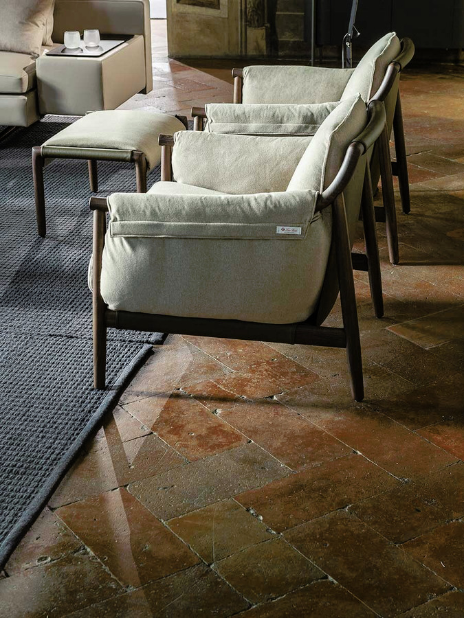 Times Lounge Armchair and Ottoman, view 15