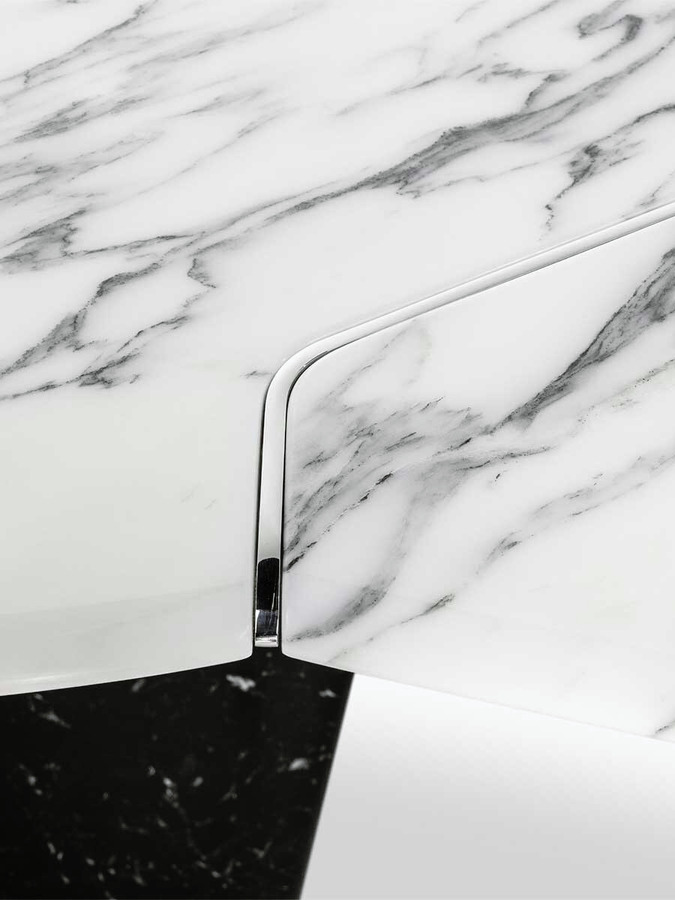Infinitamente Marble Dining Table, view 13