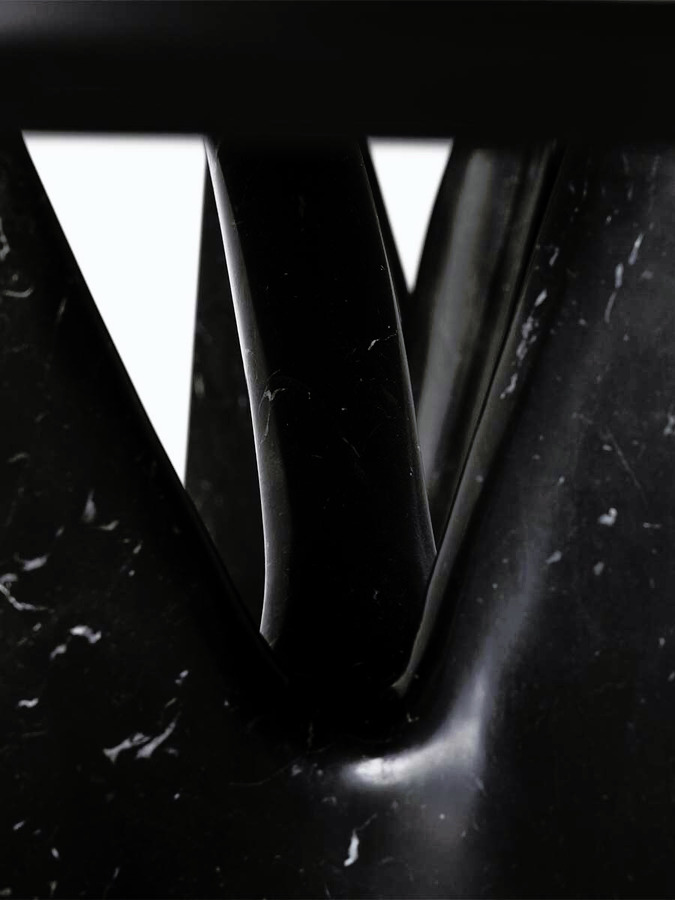 Infinitamente Marble Dining Table, view 14