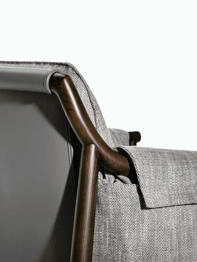 Times Lounge Armchair and Ottoman, view 26