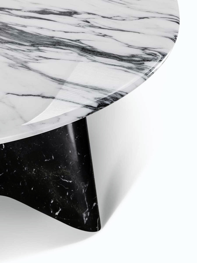 Infinitamente Marble Dining Table, view 21