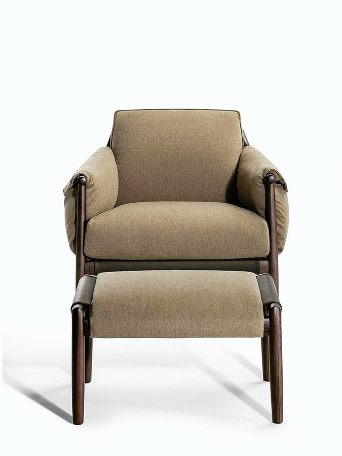 Times Lounge Armchair and Ottoman, view 35