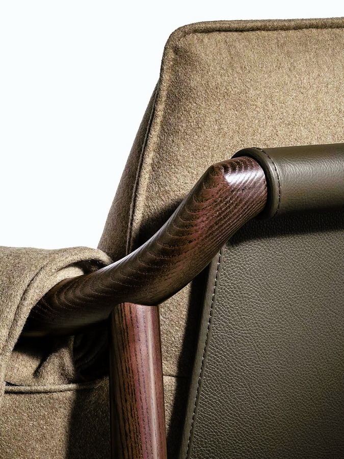 Times Lounge Armchair and Ottoman, view 38