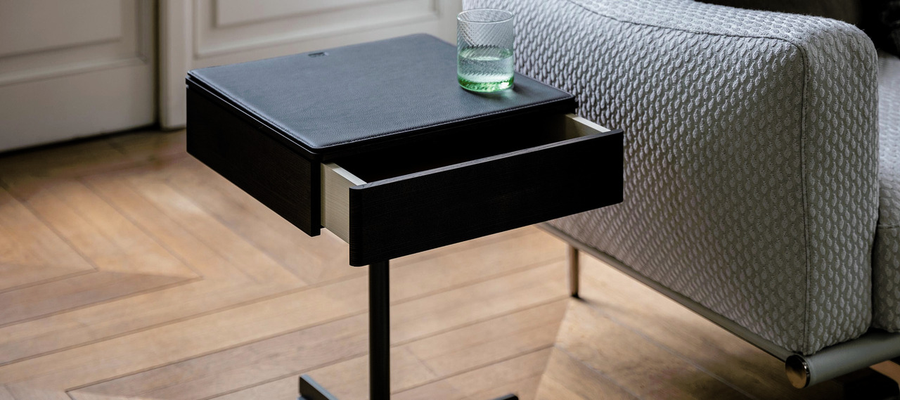 Bob Side Table with Drawer, view 2