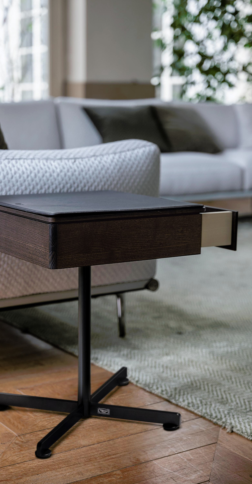 Bob Side Table with Drawer, view 3