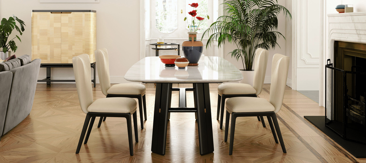 Duo Dining Table by Ceccotti Collezioni