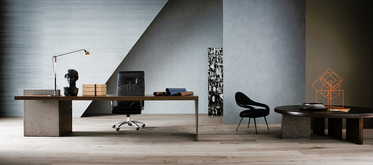 H_O Desk by Poltrona Frau, view 2