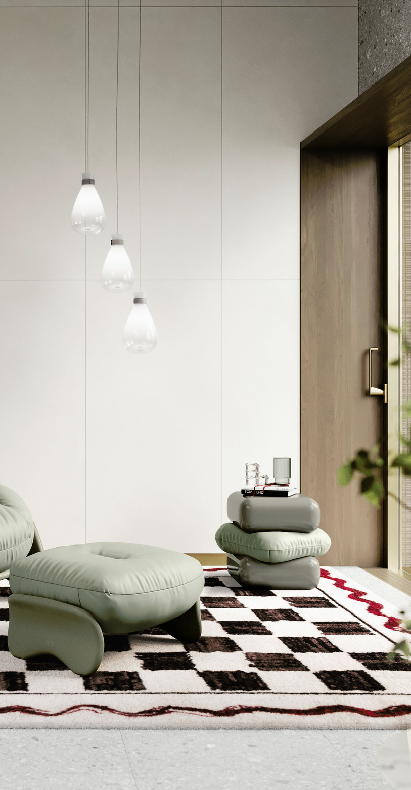 Squash Coffee Table by Poltrona Frau, view 3