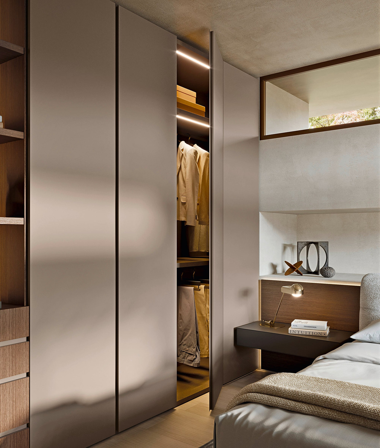 Sangiacomo Architectural Wardrobe System: Corner and End Units, view 4