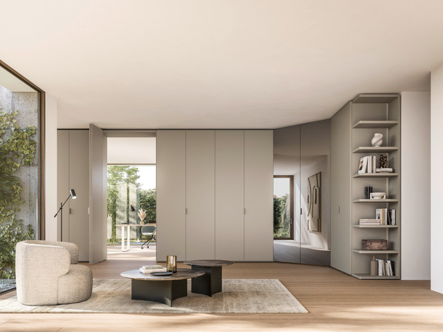 Sangiacomo Architectural Wardrobe System: Corner and End Units