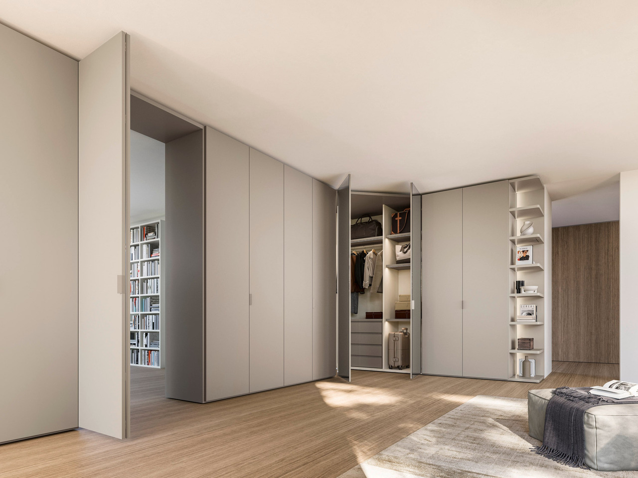 Sangiacomo Architectural Wardrobe System: Corner and End Units, view 7