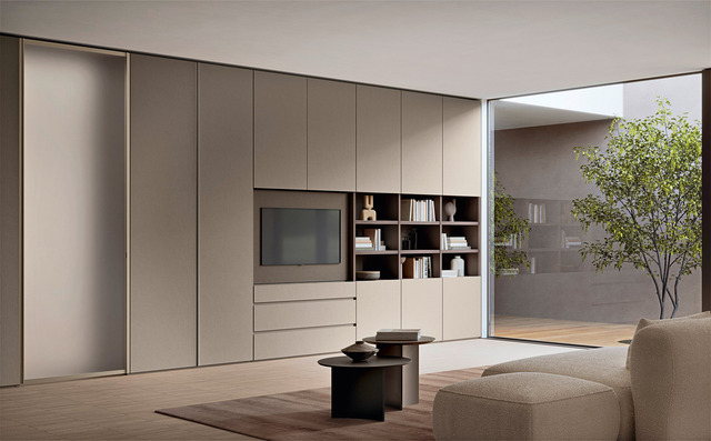 Architectural Wardrobe System Sangiacomo Nexta Passages