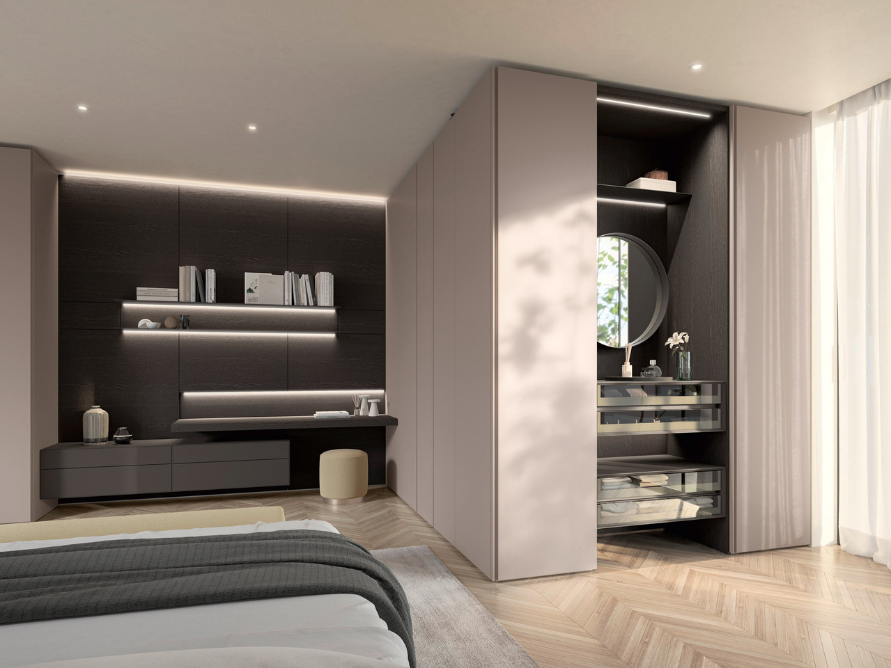 Architectural Sangiacomo Wardrobe with Boiserie, view 4