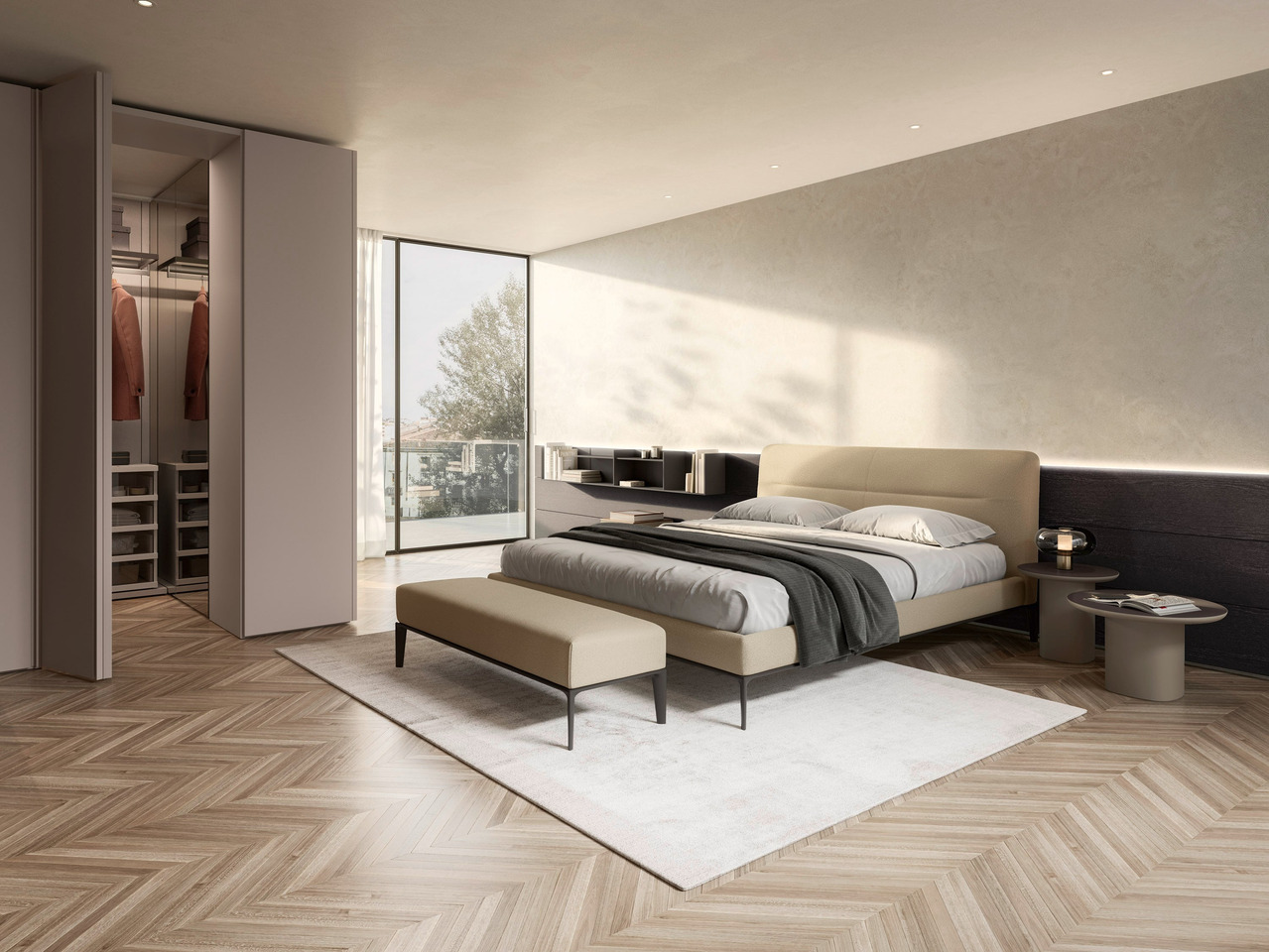 Architectural Sangiacomo Wardrobe with Boiserie, view 3