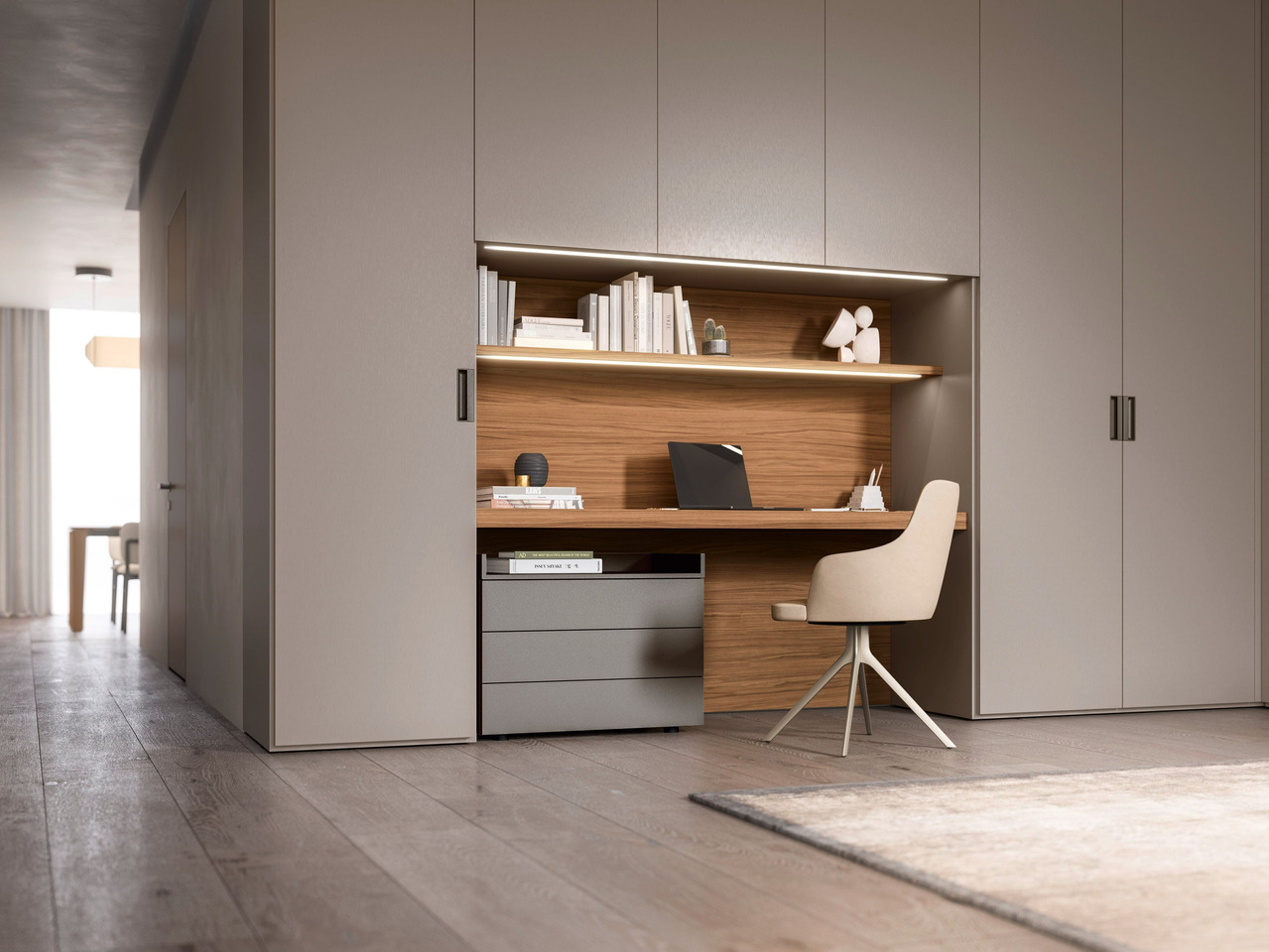Sangiacomo Bridge Architectural Wardrobe System, view 2
