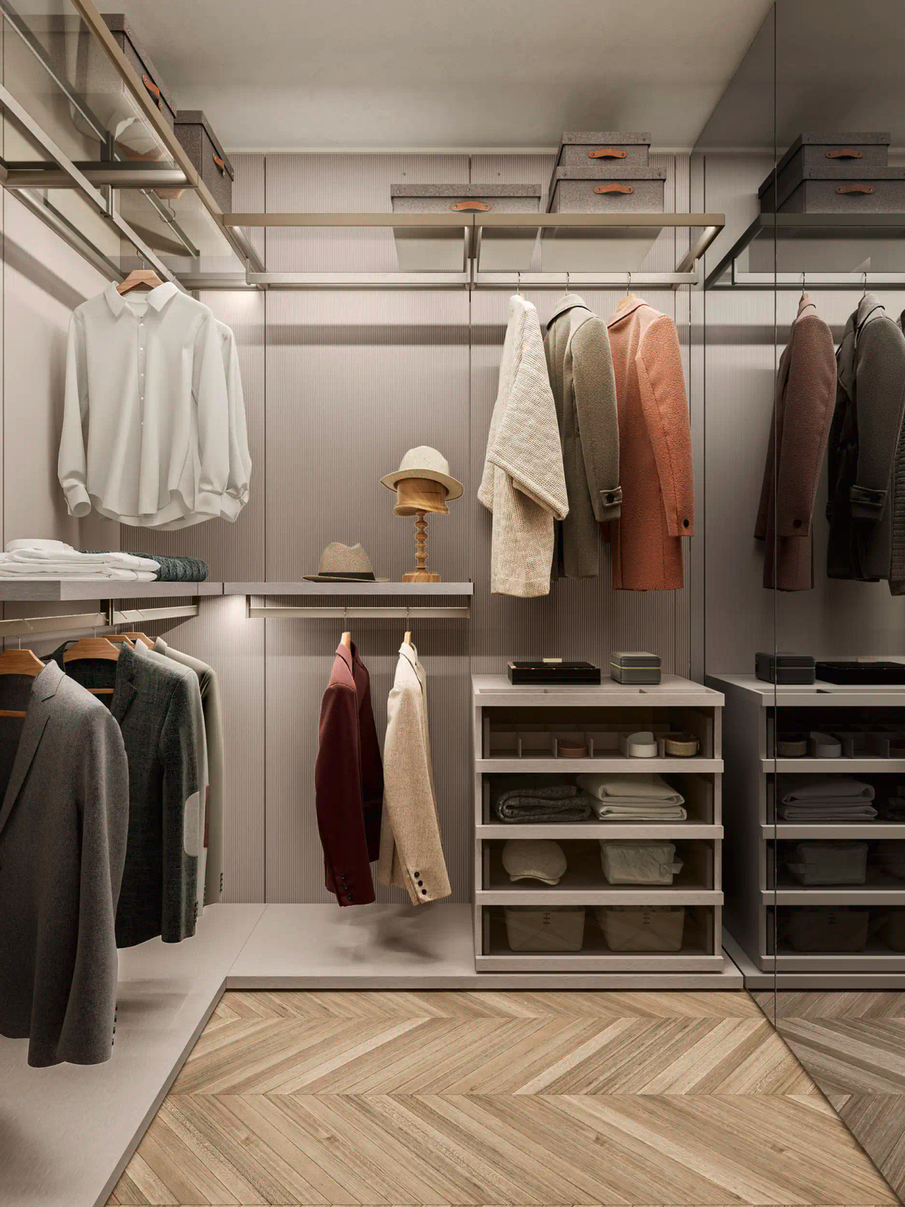 Sangiacomo Panorama Walk-In Wardrobe System