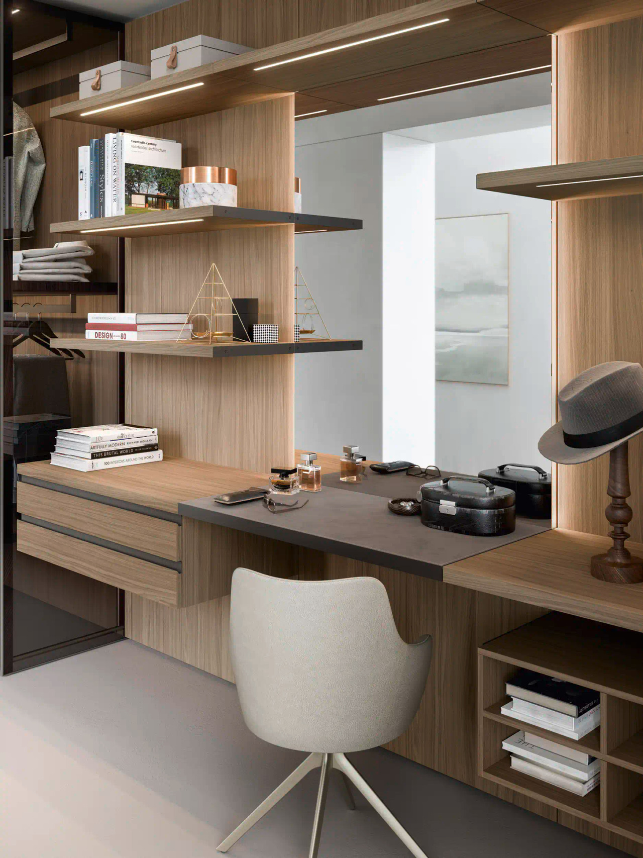 Sangiacomo Panorama Walk-In Wardrobe System, view 8