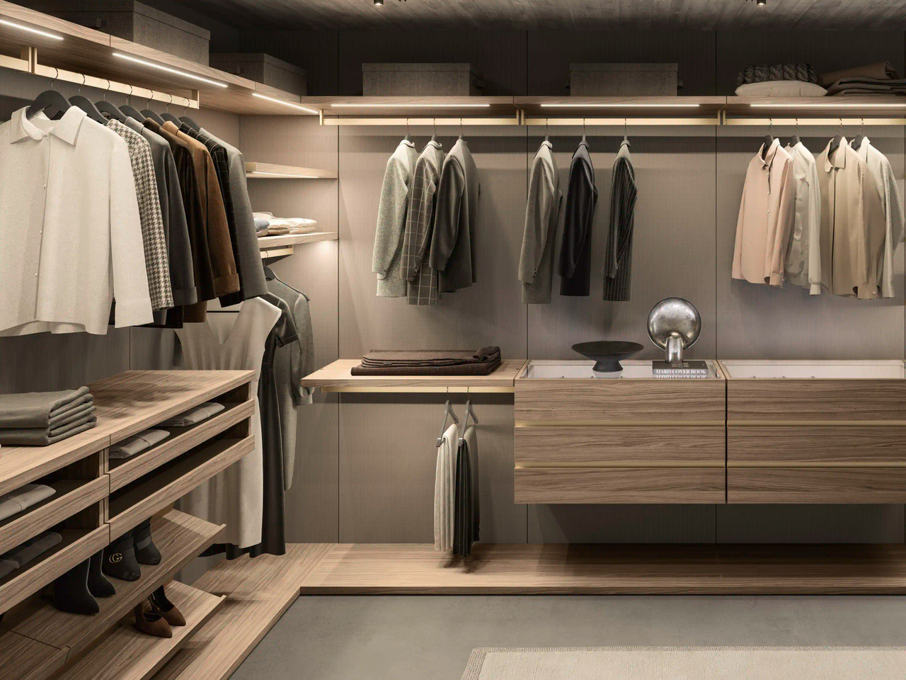 Sangiacomo Panorama Walk-In Wardrobe System, view 2