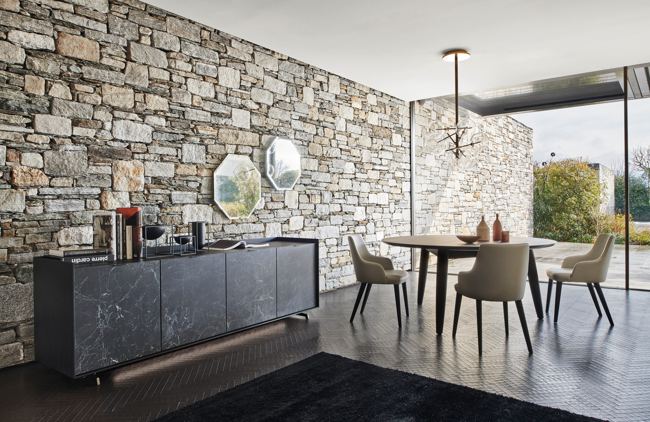 Sangiacomo Cabaret Ceramica Sideboard