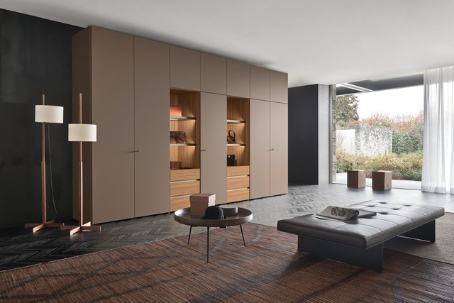 Sangiacomo Open Display Cases Architectural Wardrobe System