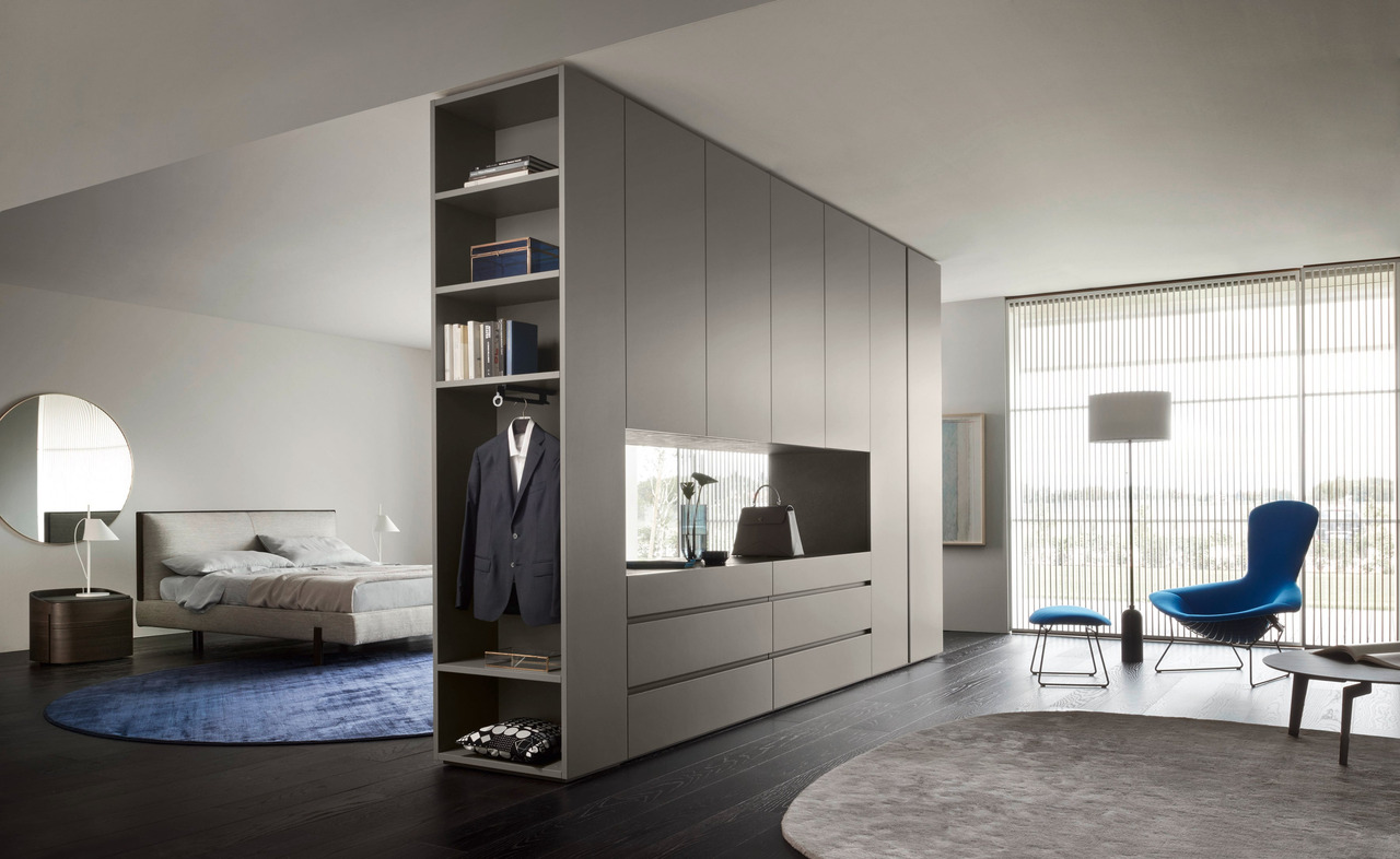 Sangiacomo Open Display Cases Architectural Wardrobe System, view 5
