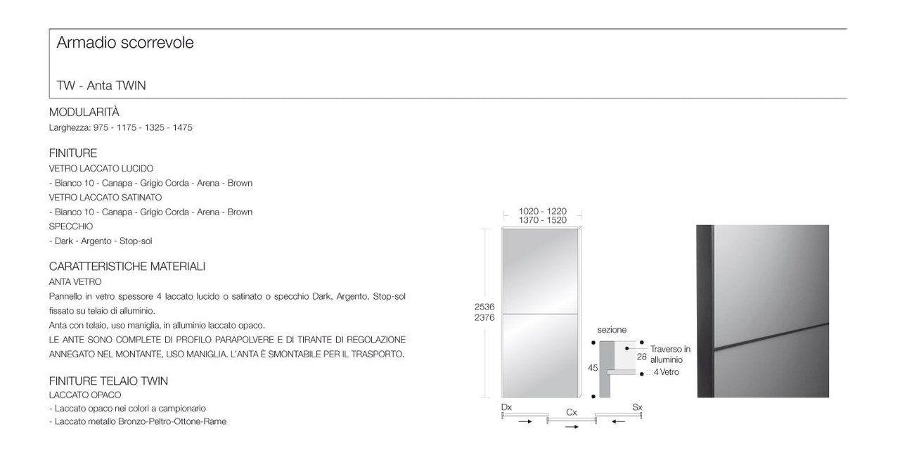 Sangiacomo Twin Wardrobe, view 2