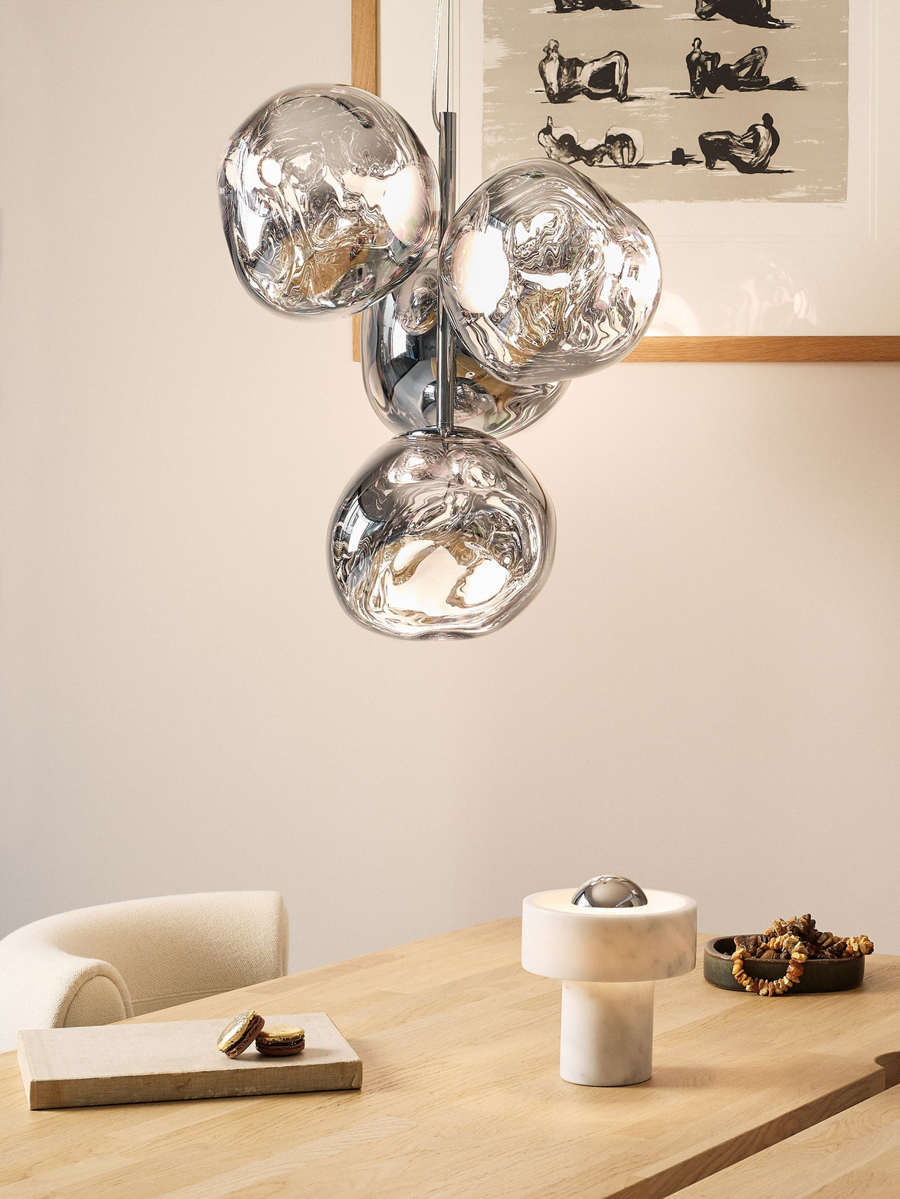 Melt Chandelier, view 2