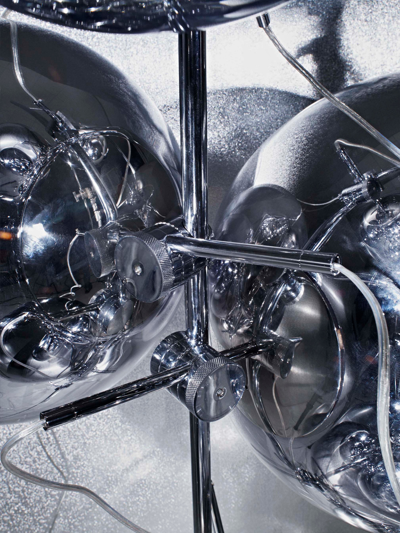 Mirror Ball Floor Chandelier, view 2