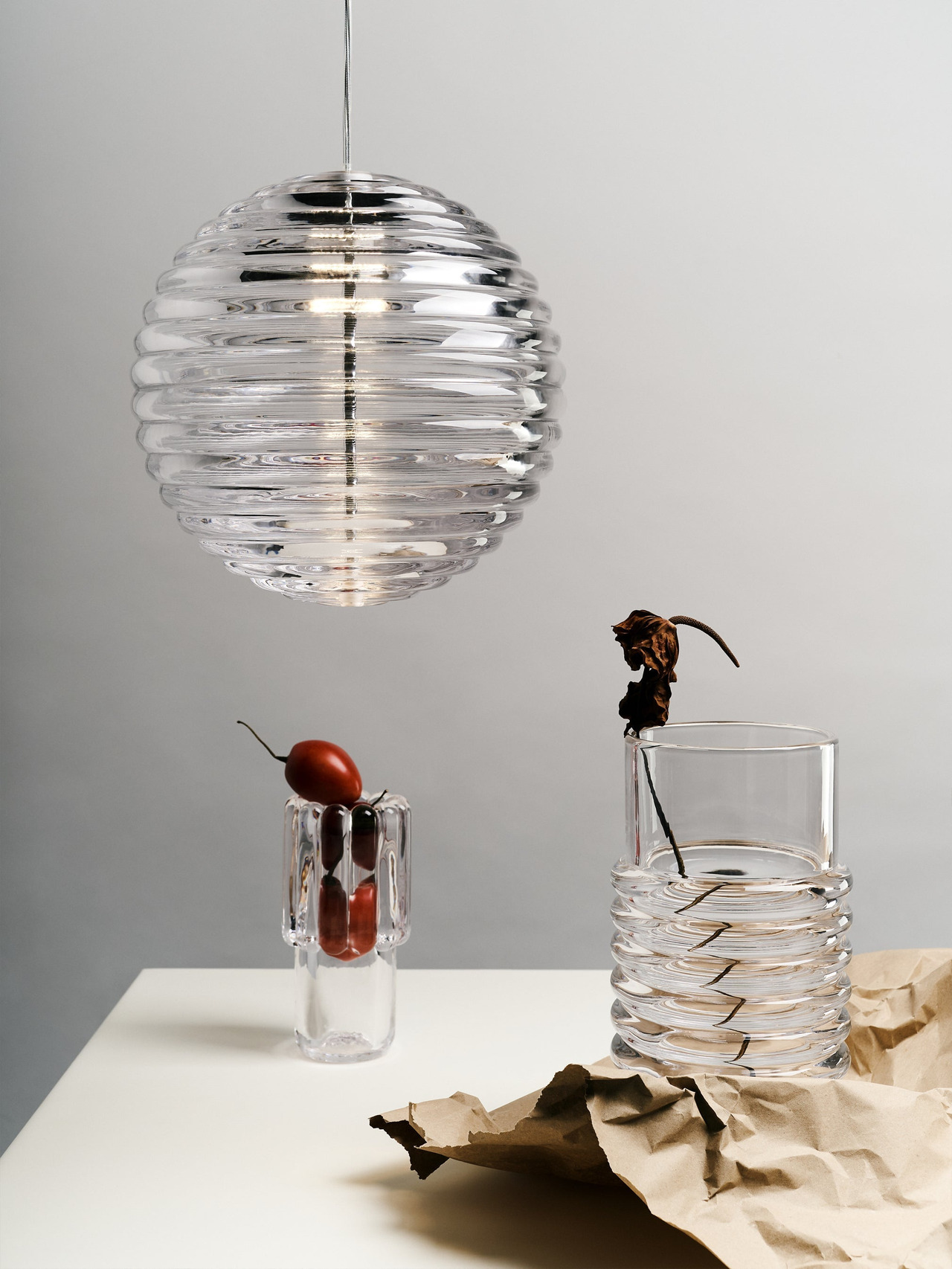 Press Sphere Pendant Light