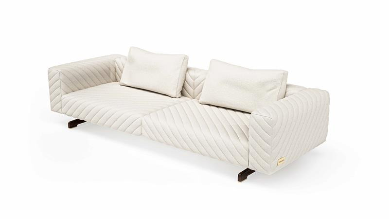 Discovery Sofa: Herringbone Design and Comfort, view 5