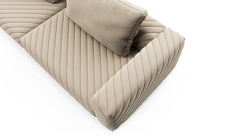 Discovery Sofa: Herringbone Design and Comfort, view 7