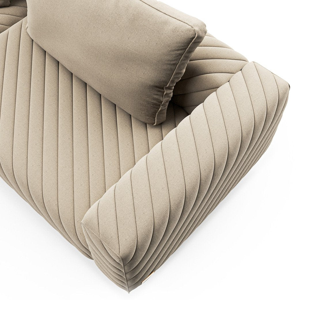 Discovery Sofa: Herringbone Design and Comfort, view 8