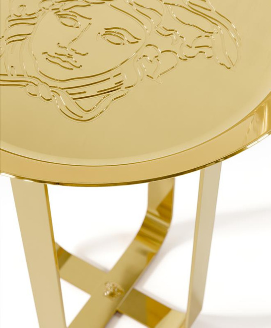 Unique Gold Coffee Table, view 6