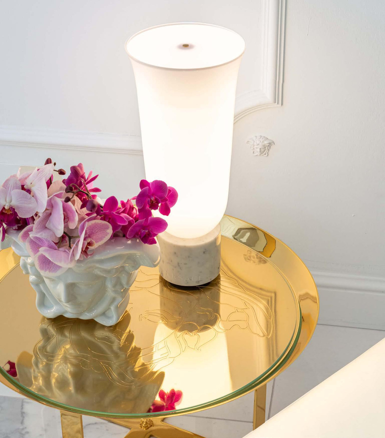Unique Gold Coffee Table, view 9
