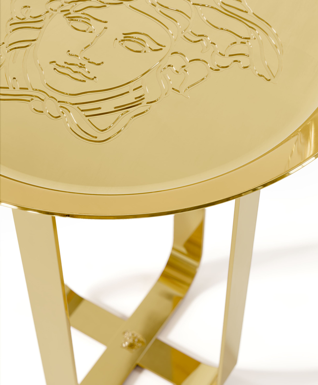 Unique Gold Coffee Table, view 12