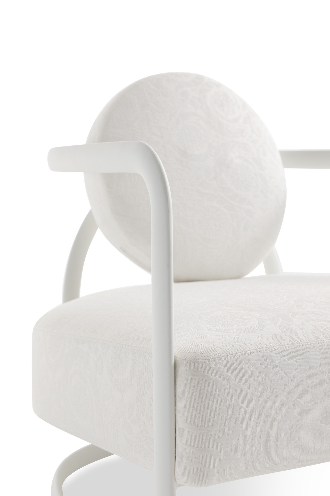 Versace La Medusa Round Metal Outdoor Chair, view 4