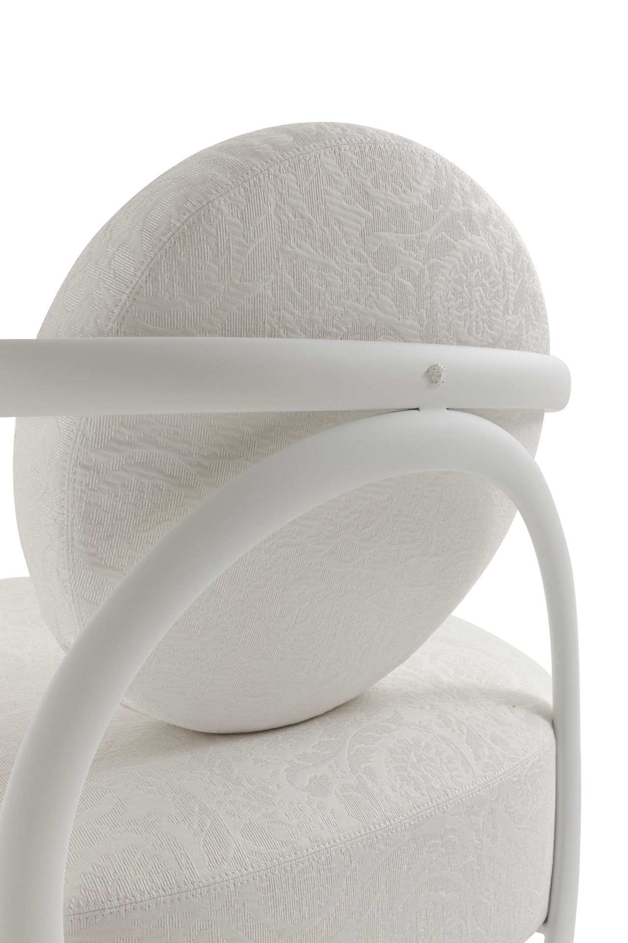 Versace La Medusa Round Metal Outdoor Chair, view 6