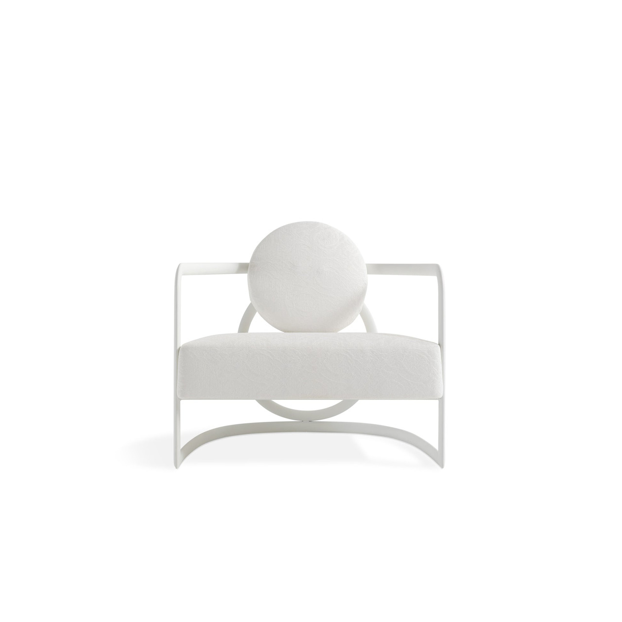 Versace La Medusa Round Metal Outdoor Chair, view 11