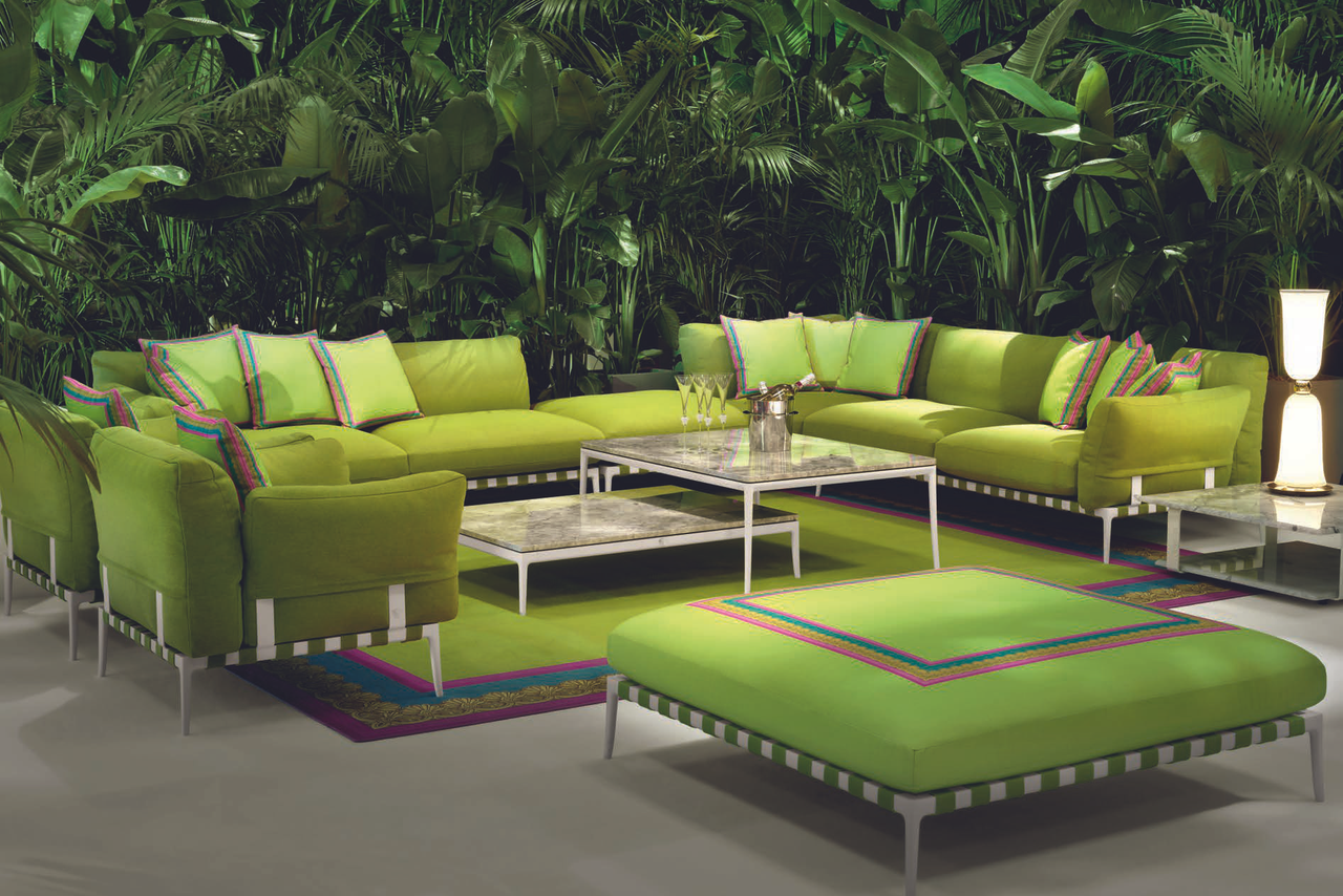 Stiletto Outdoor Sofa, view 3