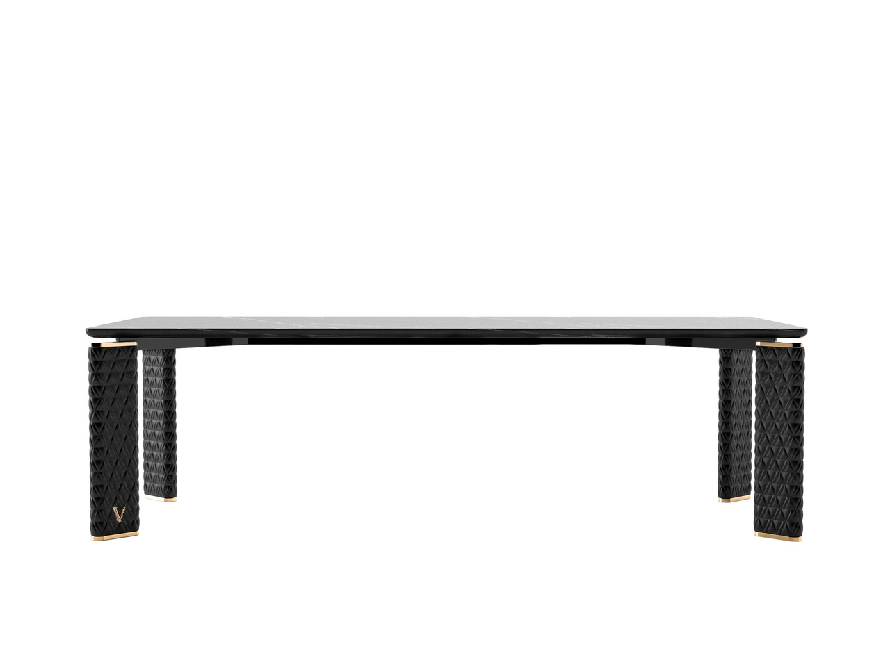 V-marble Table, view 2