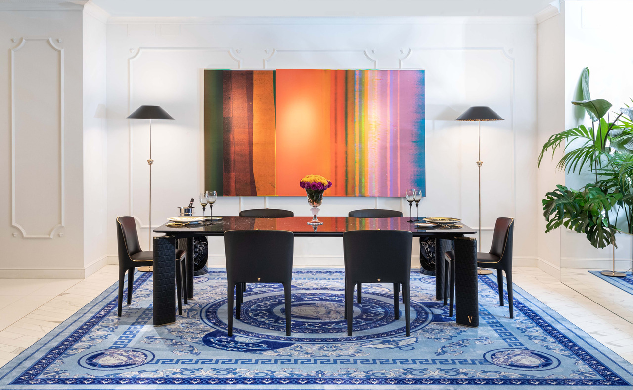 V-marble Table, view 4