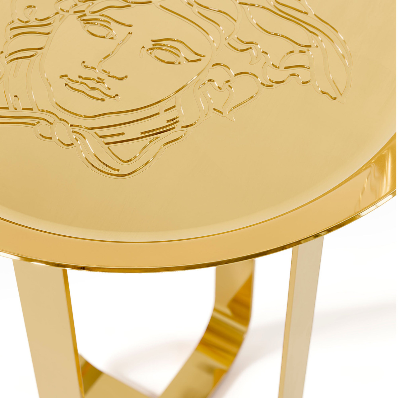 Gold Unique Versace Side Table, view 2