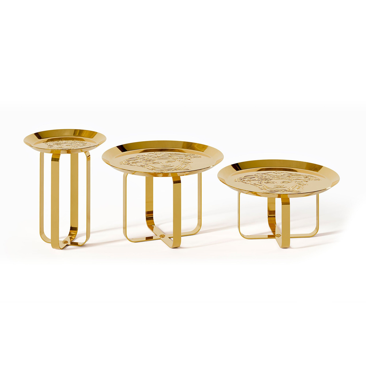 Gold Unique Versace Side Table, view 4