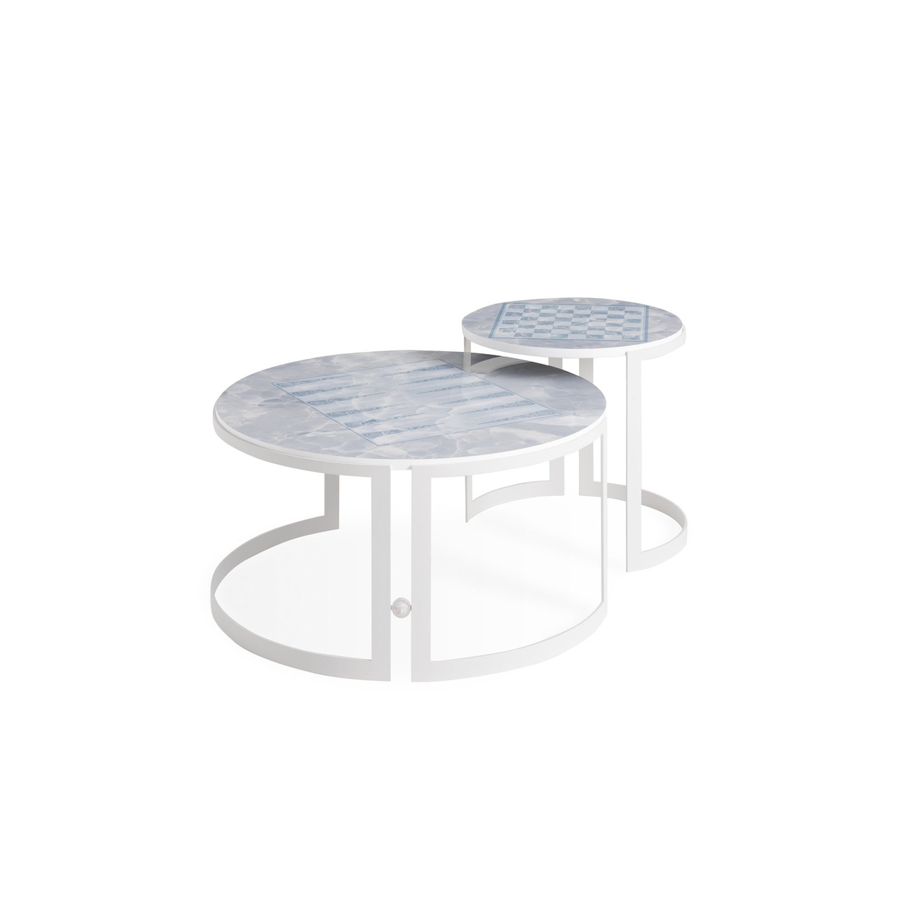 Iconic Round Versace Outdoor Coffee Table, view 7